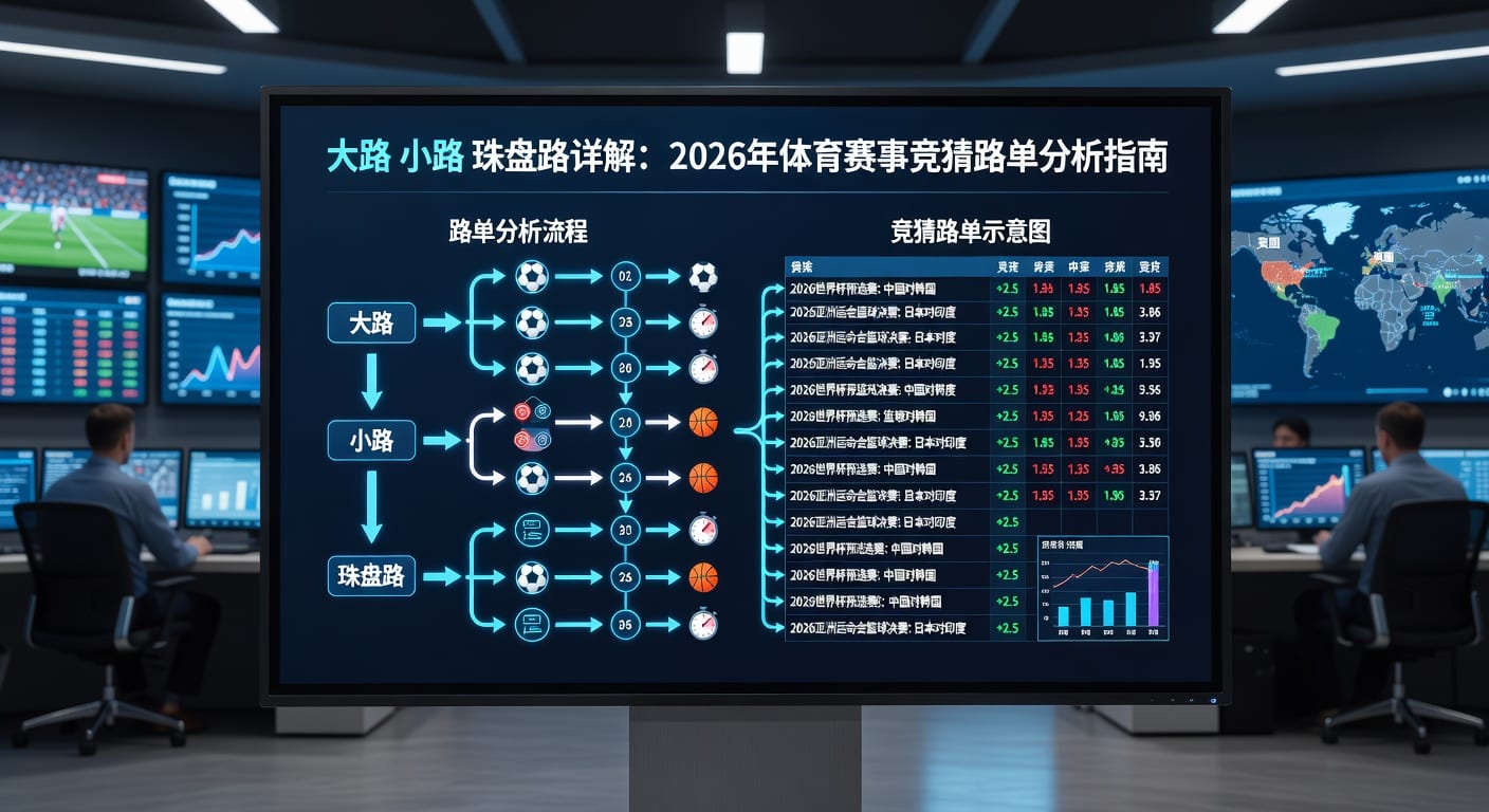 大路 小路 珠盘路：体育竞猜走势分析指南