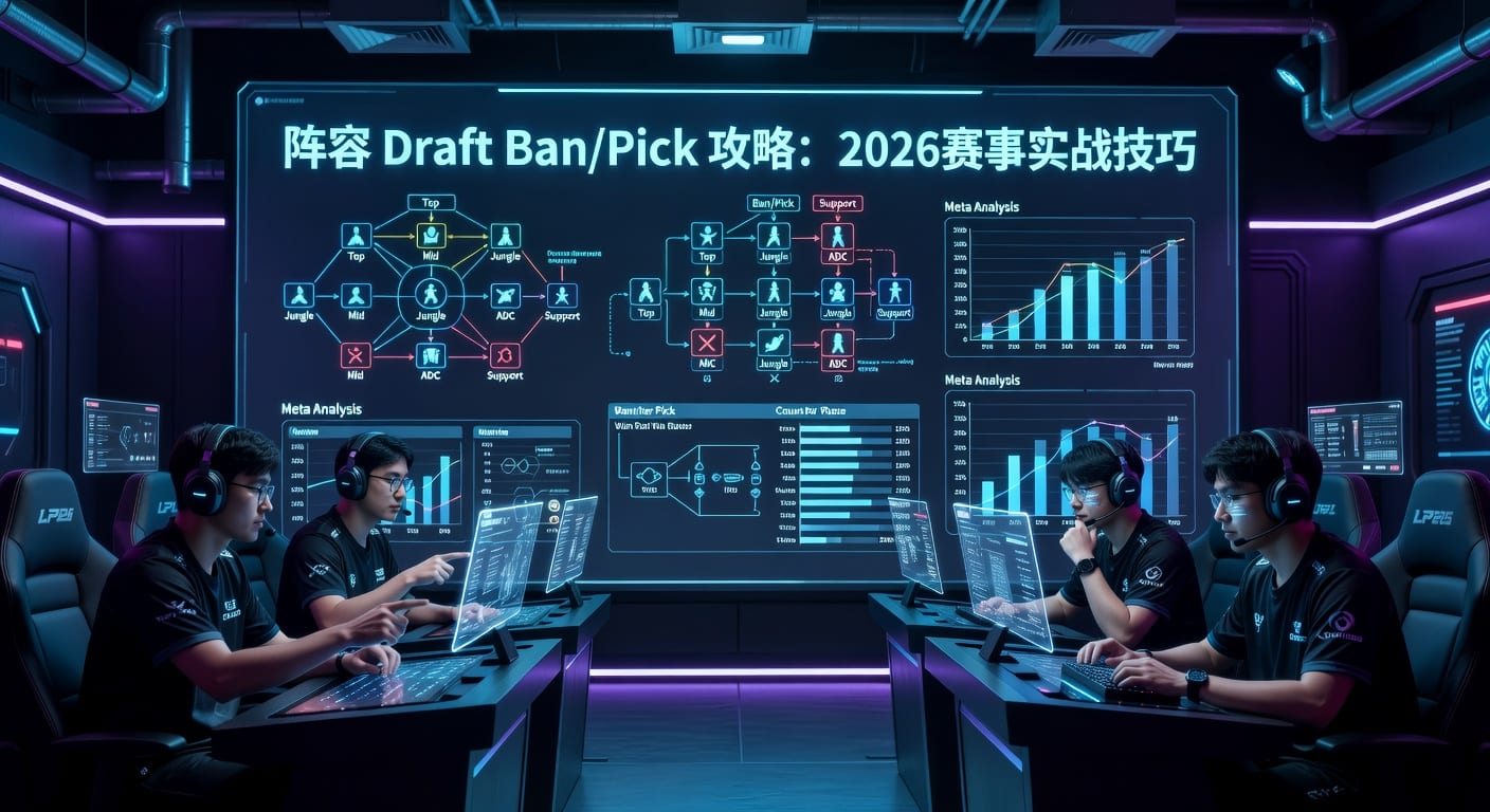 阵容 Draft Ban/Pick技巧 2024最新策略