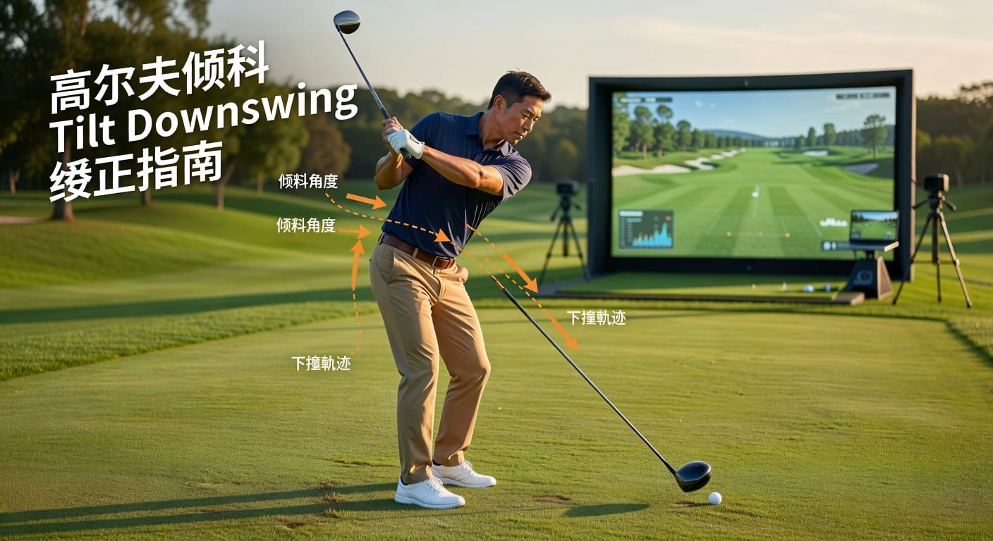倾斜 Tilt Downswing 纠正：高尔夫下挥杆常见问题解决
