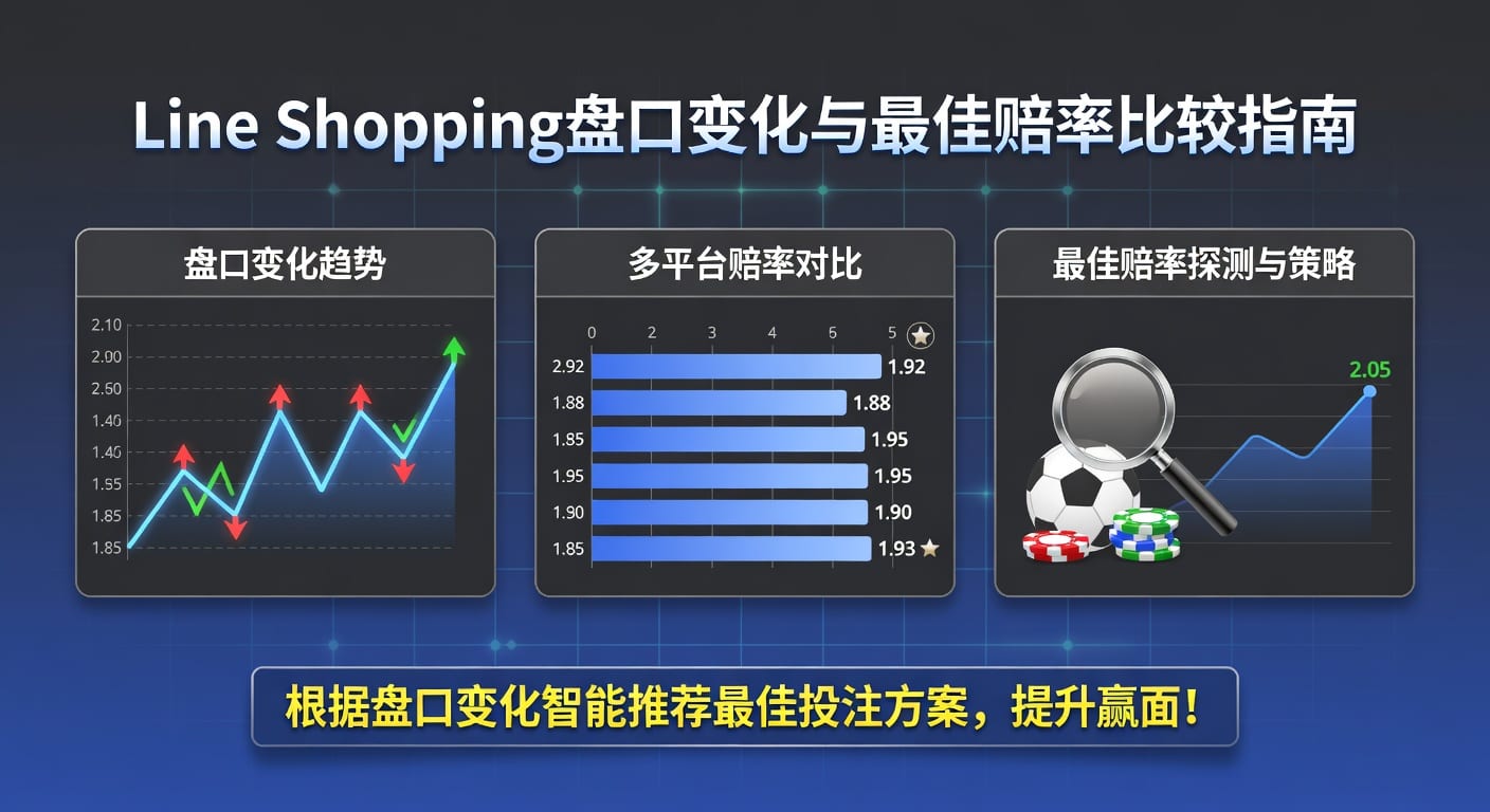 Line Shopping盘口变化与最佳赔率比较技巧