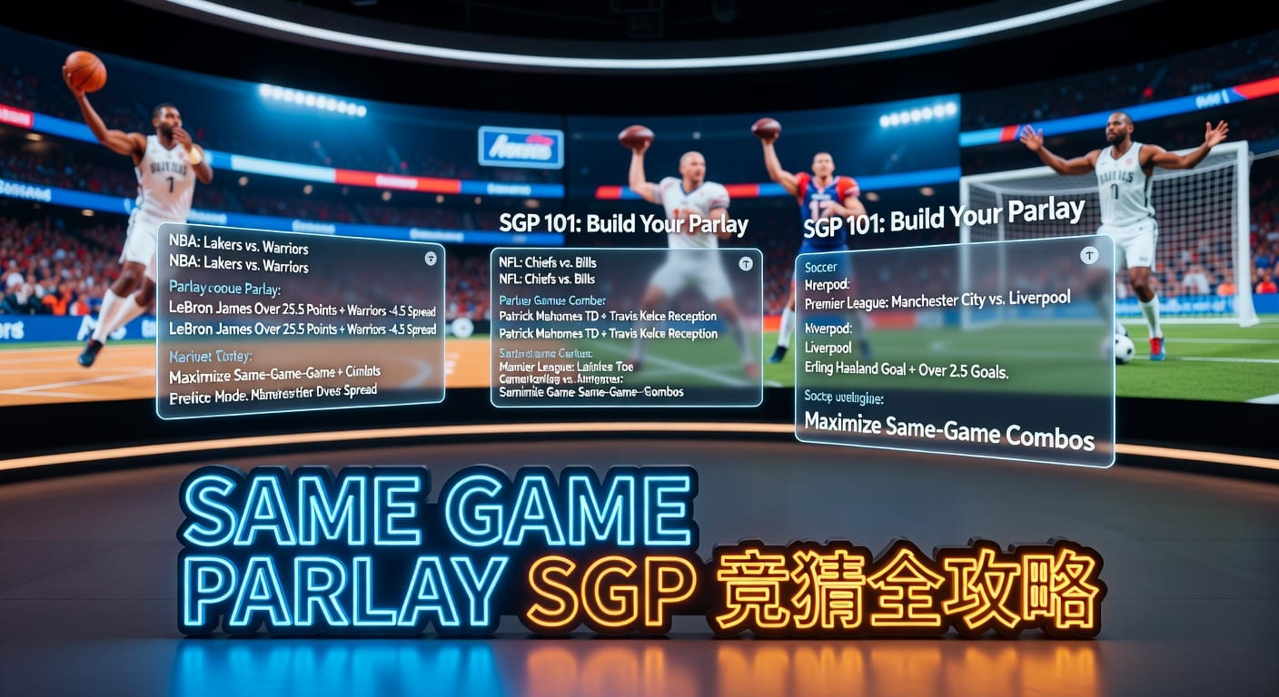 Same Game Parlay SGP指南：赛事竞猜高手策略