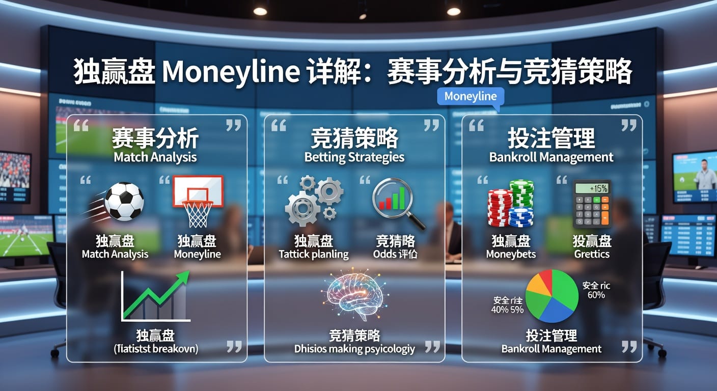 1X2独赢Straight Bet Moneyline竞猜详解